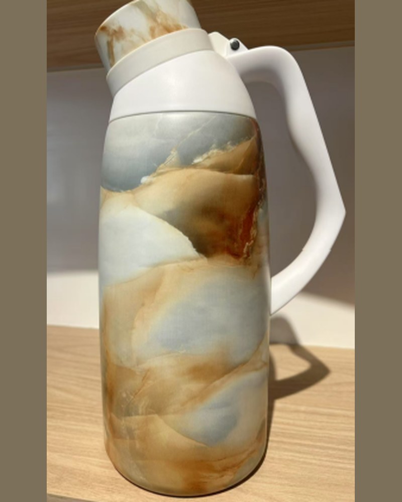 MJ-1200 Marble-Print Handle Jug